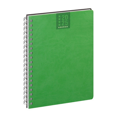 Agenda 2025 settimanale con spirale 17X24 verde lime