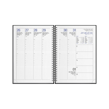 Agenda 2026 settimanale con spirale 17X24 inerno