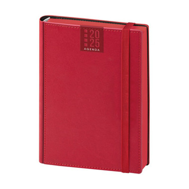 Agenda giornaliera termovirante 15x21 con elastico rosso