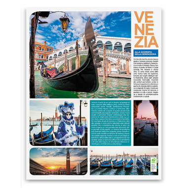 Calendario illustrato Città d'Italia 2025 retro