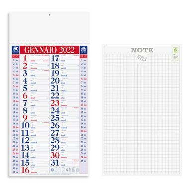 Calendario olandese shaded classic 2022 dettaglio