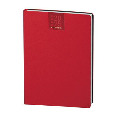 Maxi agenda settimanale 2025 rosso