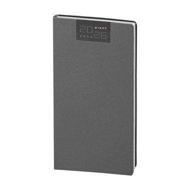 Agenda 2026 settimanale tascabile grigio