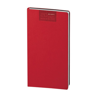 Agenda 2026 settimanale tascabile rosso