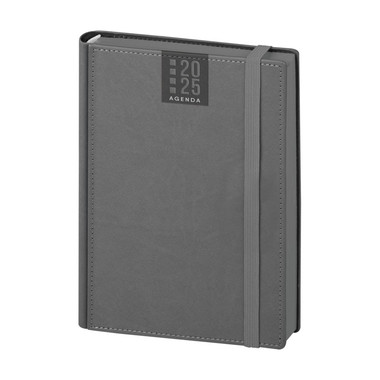 Agenda giornaliera termovirante 15x21 con elastico grigio