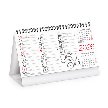 Calendario da tavolo moderno 2026
