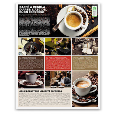 Calendario illustrato Caffè e Bar 2026 retro