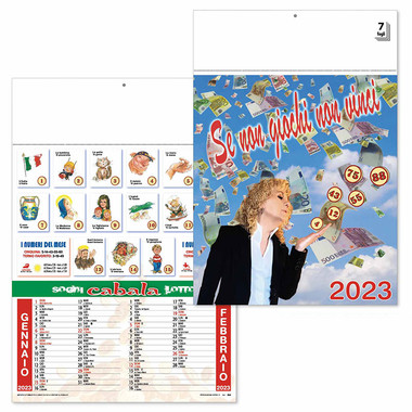 Calendario illustrato La Smorfia 2023