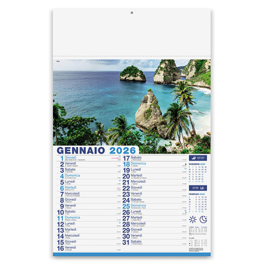 Calendario illustrato Paesaggi 2026