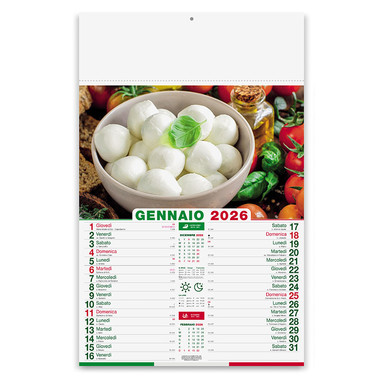 Calendario illustrato Prodotti tipici 2026