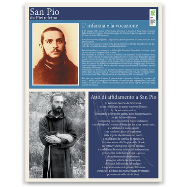 Calendario illustrato San Pio 2023 retro