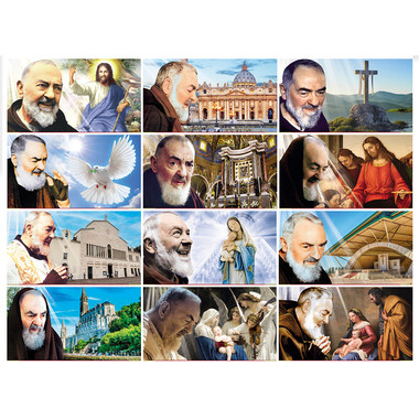 Calendario illustrato San Pio 2025 mensiletti