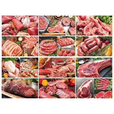 Calendario illustrato carni e macelleria 2025 mensiletti