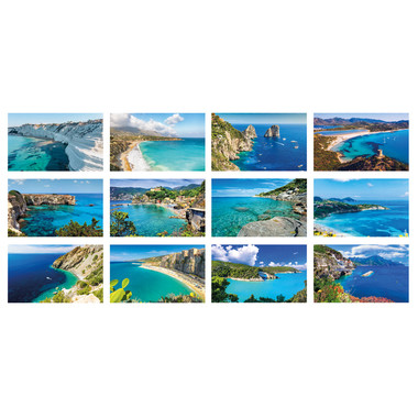 Calendario illustrato tropici d'Italia 2025 dettaglio mesi