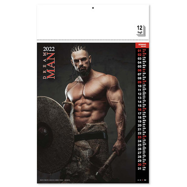 Calendario nudo uomo Dream Man 2022