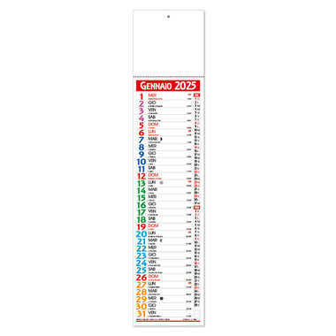 Calendario silhouette cinesino multicolor 2025