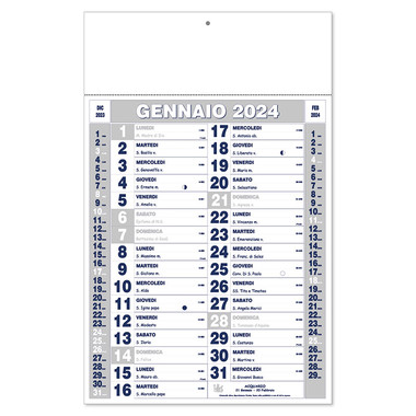 Calendario trimestrale Silver 2024