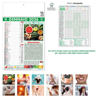 Calendario tutta salute 2026 dettaglio