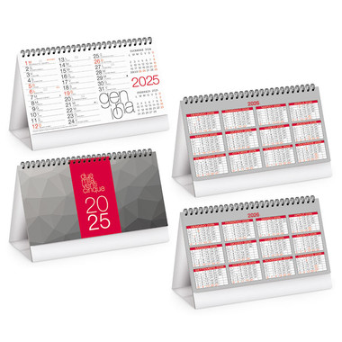 Calendario da tavolo moderno 2025 dettaglio