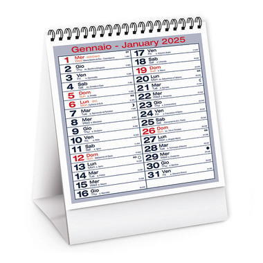 Calendario da tavolo tall table 2025