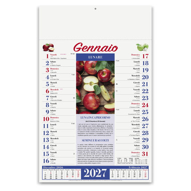 Calendario illustrato lunario 2027