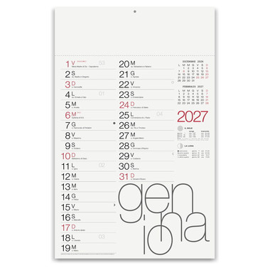Calendario olandese moderno 2027