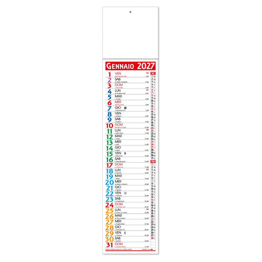 Calendario silhouette cinesino multicolor 2027
