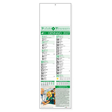 Calendario silhouette farmacista 2027