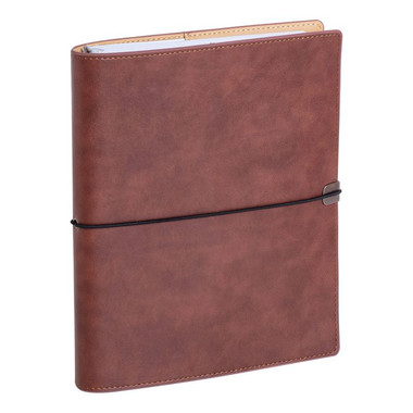 Agenda 15X21 portafoglio 2025 con elastico cuoio