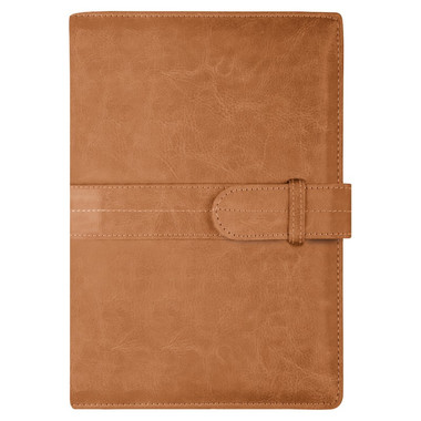 Agenda portafoglio 2025 15x21 in ecopelle cuoio