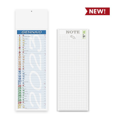 Calendario silhouette multicolor 2023
