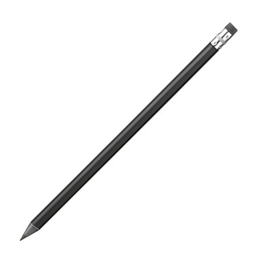 Matita in legno con gomma stampata