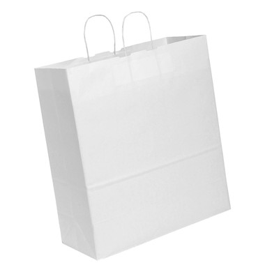 Shopper in carta bianca personalizzata