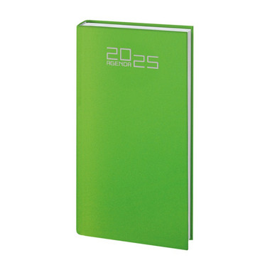 Agendina 2025 settimanale tascabile verde lime