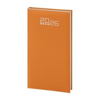 Agendina 2026 settimanale tascabile arancio