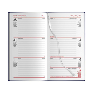 Agendina 2026 settimanale tascabile interno