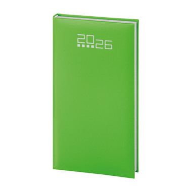 Agendina 2026 settimanale tascabile verde lime