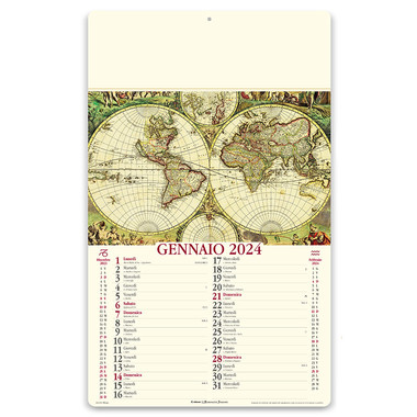 Calendario antiche mappe 2024