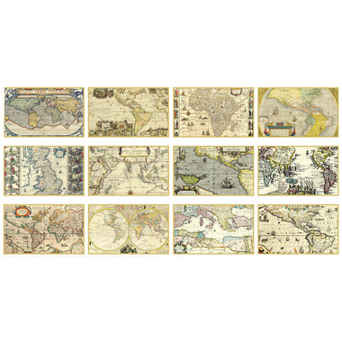 Calendario antiche mappe 2025 mensiletti