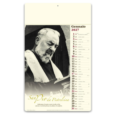 Calendario San Pio 2027