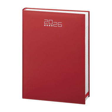 Maxi agenda 2026 giornaliera rosso generali