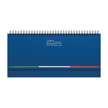 Planning base settimanale da scrivania 2025 tricolore