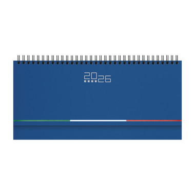 Planning base settimanale da scrivania 2026 tricolore