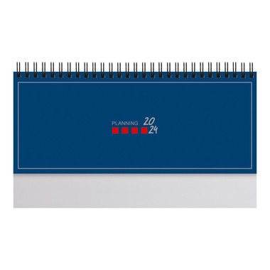 Smart planning settimanale da scrivania 2024 blu
