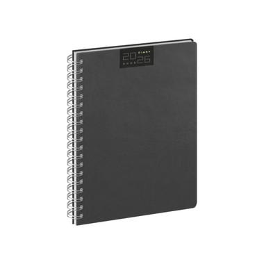 Agenda 2026 settimanale con spirale 17X24 nero