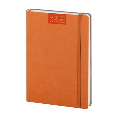 Agenda bi-giornaliera flessibile Calamus arancio