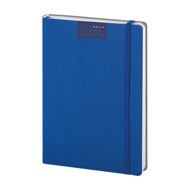 Agenda bi-giornaliera flessibile Calamus blu royal