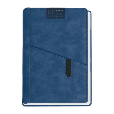Agenda giornaliera 15x21 blu
