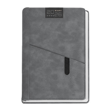 Agenda giornaliera 15x21 grigio