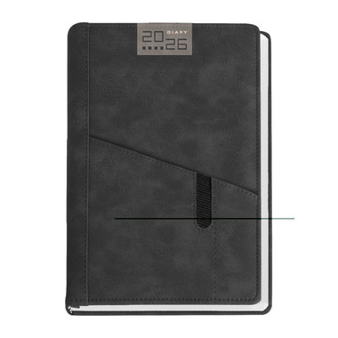 Agenda giornaliera 15x21 nero